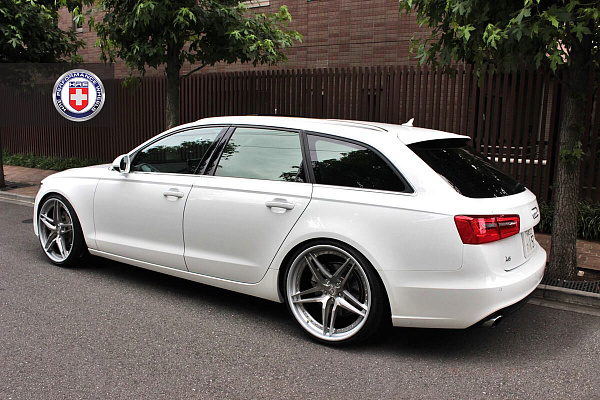Фото дисков HRE S107 Глянцевый тонированный лак на Audi A/RS 6 (C7)