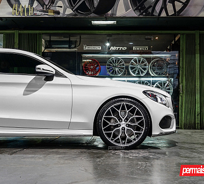 Фото дисков Vossen HF-2 на Mercedes-Benz C-Class (W205)
