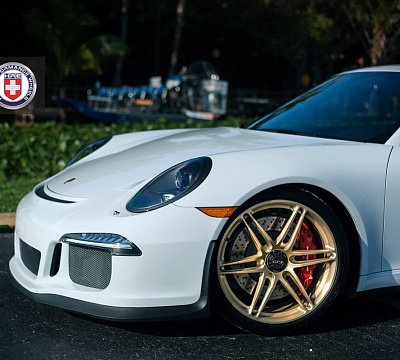 Фото дисков HRE P106 на Porsche 911 VII