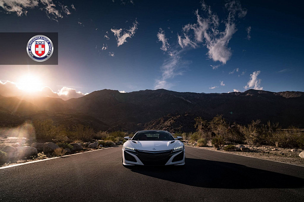 Фото дисков HRE P204 Красный сатин на Acura NSX II