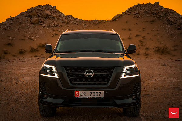Фото дисков Vossen HF6-1 Глянцевый темный лак на Nissan Patrol VII