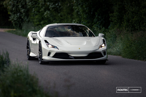 Фото дисков NOVITEC NF8 Черный глянец на Ferrari F8