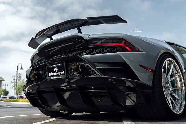 Фото дисков Anrky AN32 Полированный лак на Lamborghini Huracan