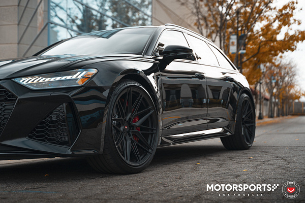 Фото дисков Vossen EVO-5 Черный сатин на Audi A/RS 6 (C8)