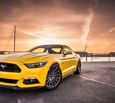 Фото дисков Vossen VFS-2 на Ford Mustang VI