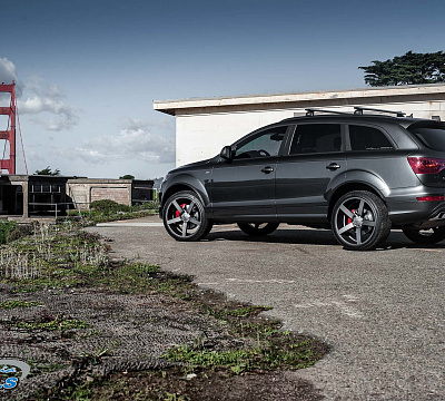 Фото дисков Vossen CV3 на Audi Q7 (4L)
