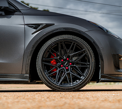 Фото дисков Vossen HF-7 на Tesla Model Y