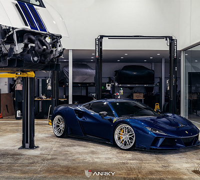 Фото дисков Anrky RS2 на Ferrari F8