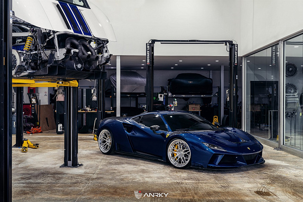 Фото дисков Anrky RS2 Полированный лак на Ferrari F8