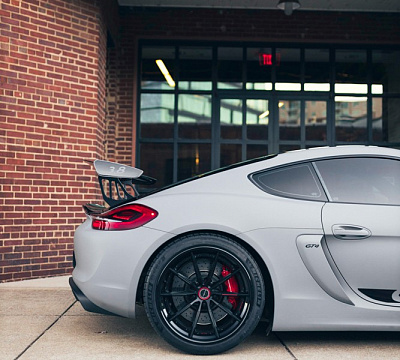 Фото дисков Brixton Forged R11-R на Porsche Cayman II