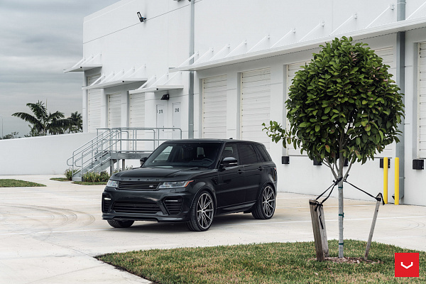 Фото дисков Vossen HF-3 Алмазная проточка на Range Rover Sport II
