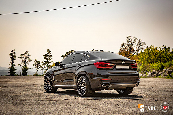 Фото дисков Vossen HF-2 Алмазная проточка на BMW X6/X6 M (F16/F86)
