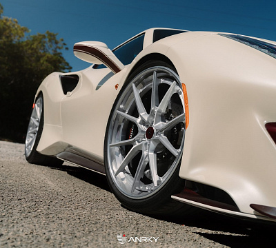 Фото дисков Anrky AN32 на Ferrari 488