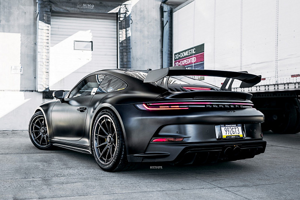 Фото дисков Savini SV10 Черный сатин на Porsche 911 VIII