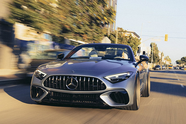 Фото дисков Brixton Forged RS01 Серебро на Mercedes-Benz SL (R232)