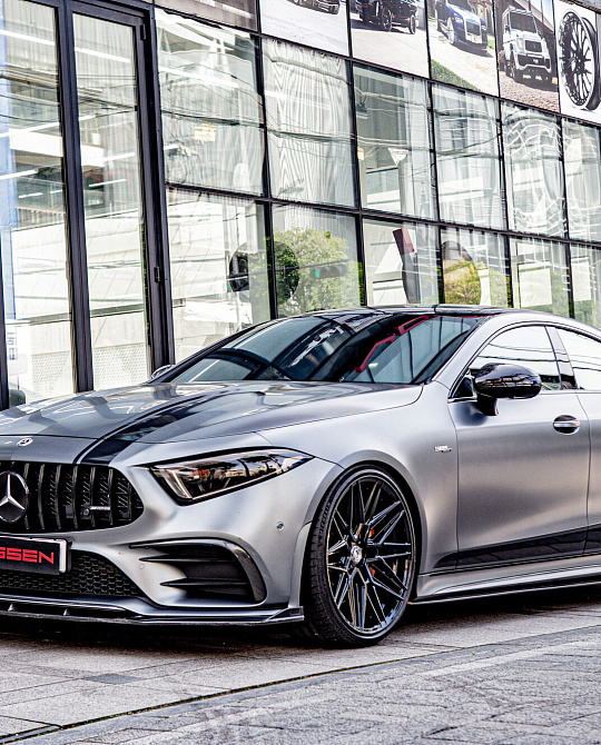 Фото дисков HF-7 Черный глянец на Mercedes-Benz CLS (C257)