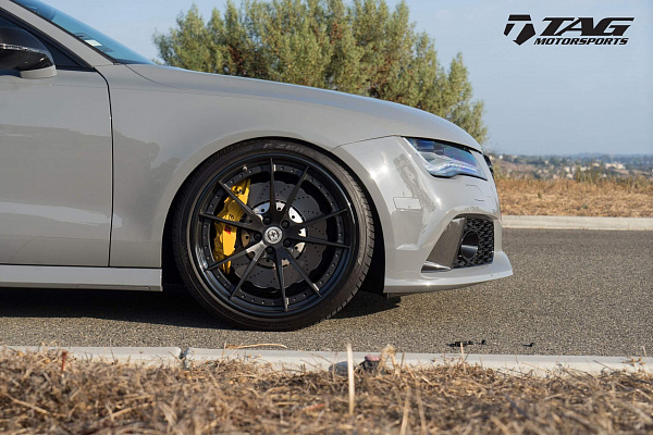 Фото дисков HRE S101 Черный сатин на Audi A/RS 7 (4G)