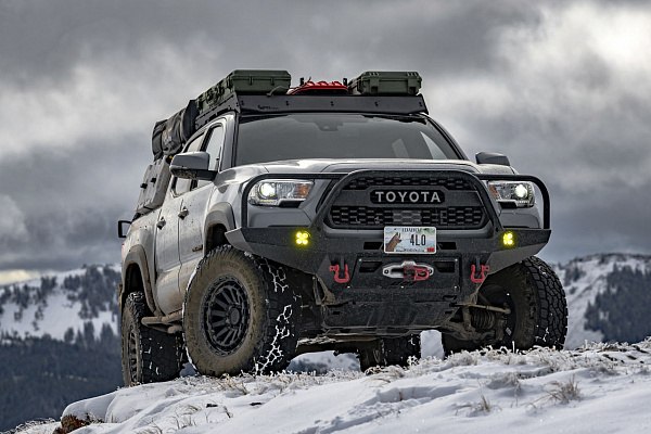 Фото дисков Black Rhino RAID Черный матовый на Toyota Tacoma III