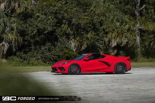 Фото дисков BC Forged LE10 // MLE10 Матовый графит на Chevrolet Corvette C8