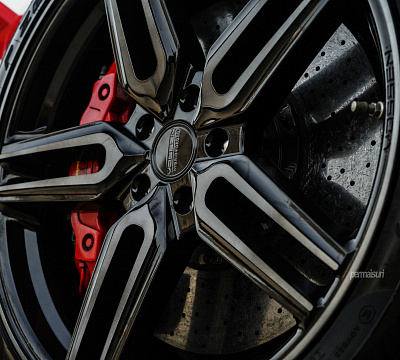 Фото дисков Vossen HF-1 на Ferrari 458
