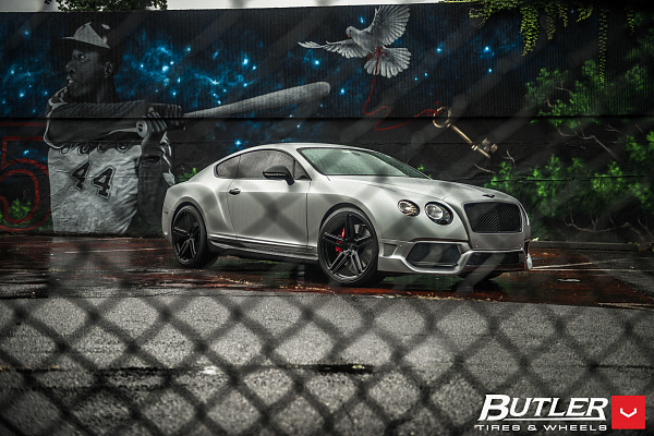 Фото дисков Vossen HF-1 Черный сатин на Bentley Continental GT II