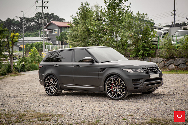 Фото дисков Vossen HF-2 Алмазная проточка на Range Rover Sport II