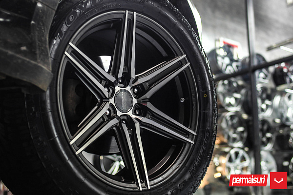 Фото дисков Vossen HF6-2 Алмазная проточка на Mitsubishi Pajero Sport III