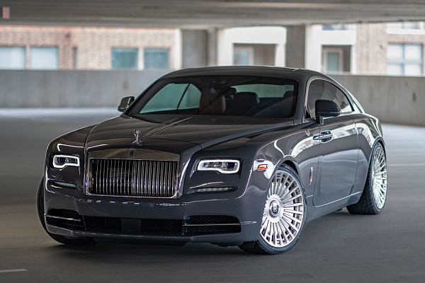 Фото дисков Brixton Forged LX07 Алмазная проточка на Rolls-Royce Wraith