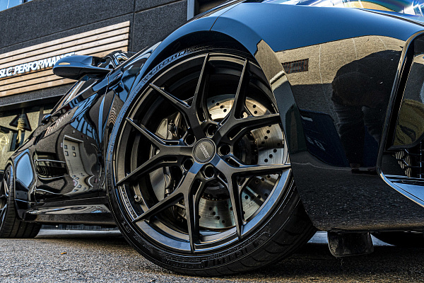 Фото дисков Vossen HF-5 Черный сатин на BMW 2/M2 (F22/F87)