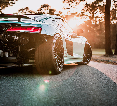 Фото дисков Brixton Forged PF8 на Audi R8 (4S)
