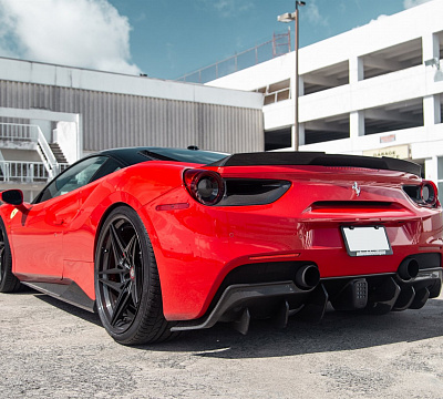 Фото дисков Anrky S3-X3 на Ferrari 488