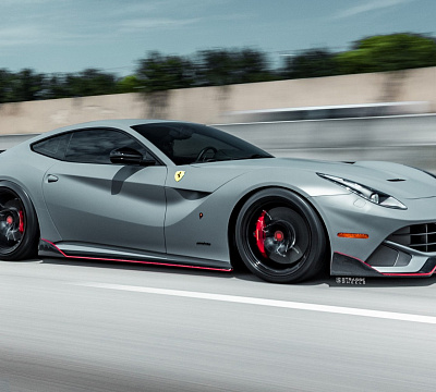 Фото дисков Strasse Wheels SM5RT Deep Concave Monoblock на Ferrari 812