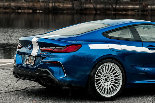 Фото дисков Brixton Forged TR20 Белый глянец на BMW 8/M8