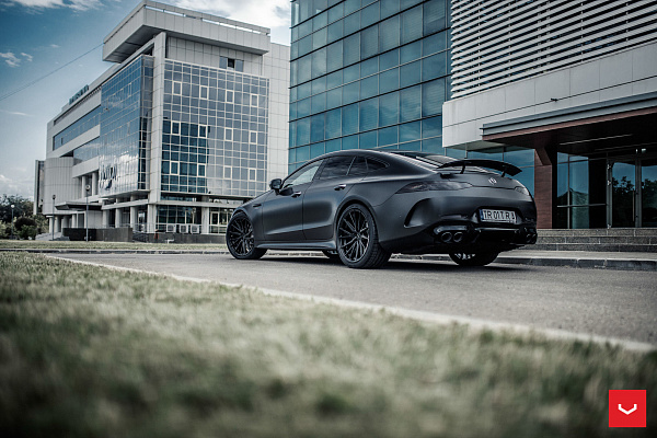 Фото дисков Vossen HF-4T Черный глянец на Mercedes-Benz AMG GT I