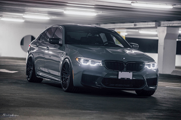 Фото дисков Brixton Forged VL4 Сатиновый темный лак на BMW 5/M5 (G30/F90)