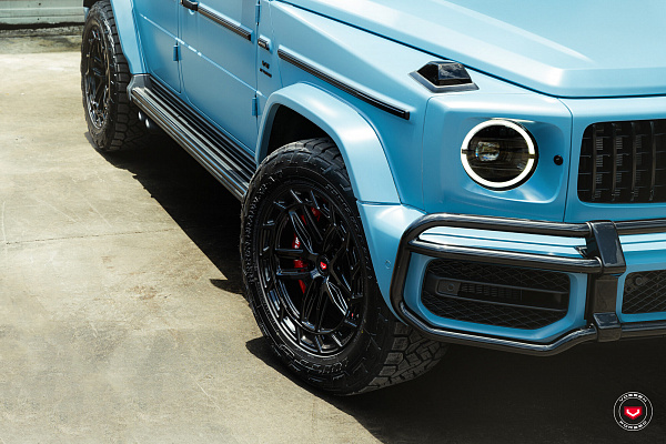Фото дисков Vossen LC3-03T Черный глянец на Mercedes-Benz G-Class III