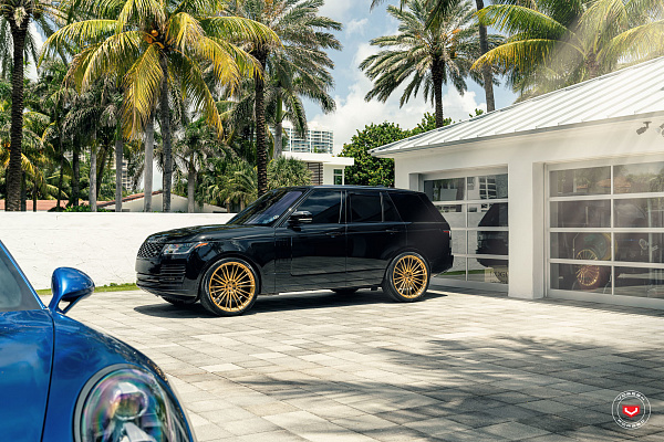 Фото дисков Vossen S17-04 Глянцевое золото на Land Rover Range Rover IV