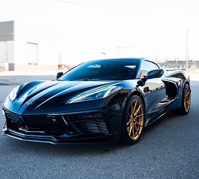 Фото дисков Vossen EVO-2 на Chevrolet Corvette C8