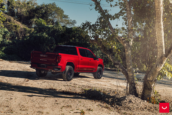 Фото дисков Vossen HFX-1 (6-Lug) Черный сатин на GMC Sierra IV