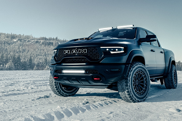Фото дисков Brixton Forged BX03-M Черный сатин на Ram 1500 V