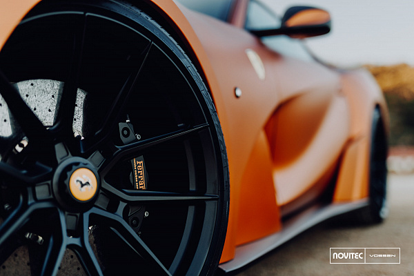 Фото дисков NOVITEC NF10 Черный сатин на Ferrari 812