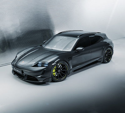 Фото дисков Brixton Forged R11-RS на Porsche Taycan I