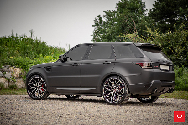Фото дисков Vossen HF-2 Алмазная проточка на Range Rover Sport II