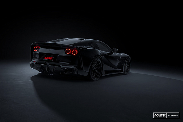Фото дисков NOVITEC NF11 Черный глянец на Ferrari 812