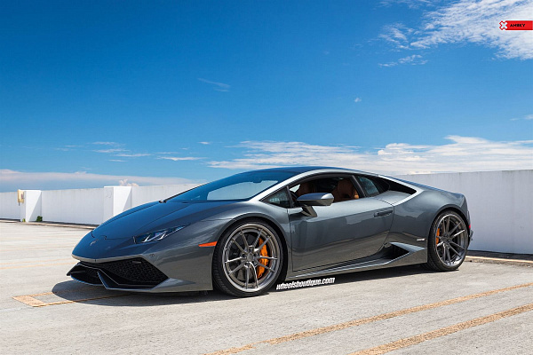 Фото дисков Anrky AN34 Глянцевый тонированный лак на Lamborghini Huracan
