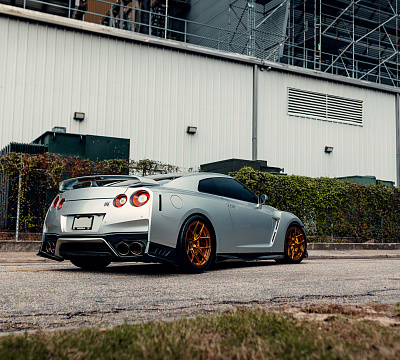 Фото дисков Vossen S21-01 на Nissan GT-R