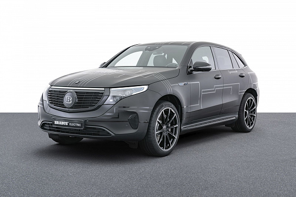 Фото дисков BRABUS Monoblock Z (Platinum Edition) Черный глянец на Mercedes-Benz EQC