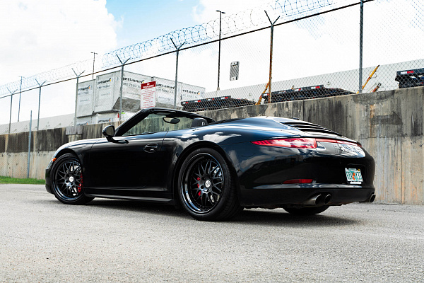 Фото дисков HRE 540C Черный сатин на Porsche 911 VII