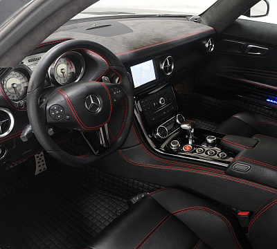 Фото дисков BRABUS Monoblock F (Platinum Edition) на Mercedes-Benz SLS AMG