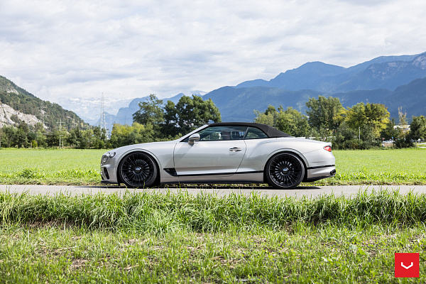 Фото дисков Vossen HF-8 Черный глянец на Bentley Continental GT III
